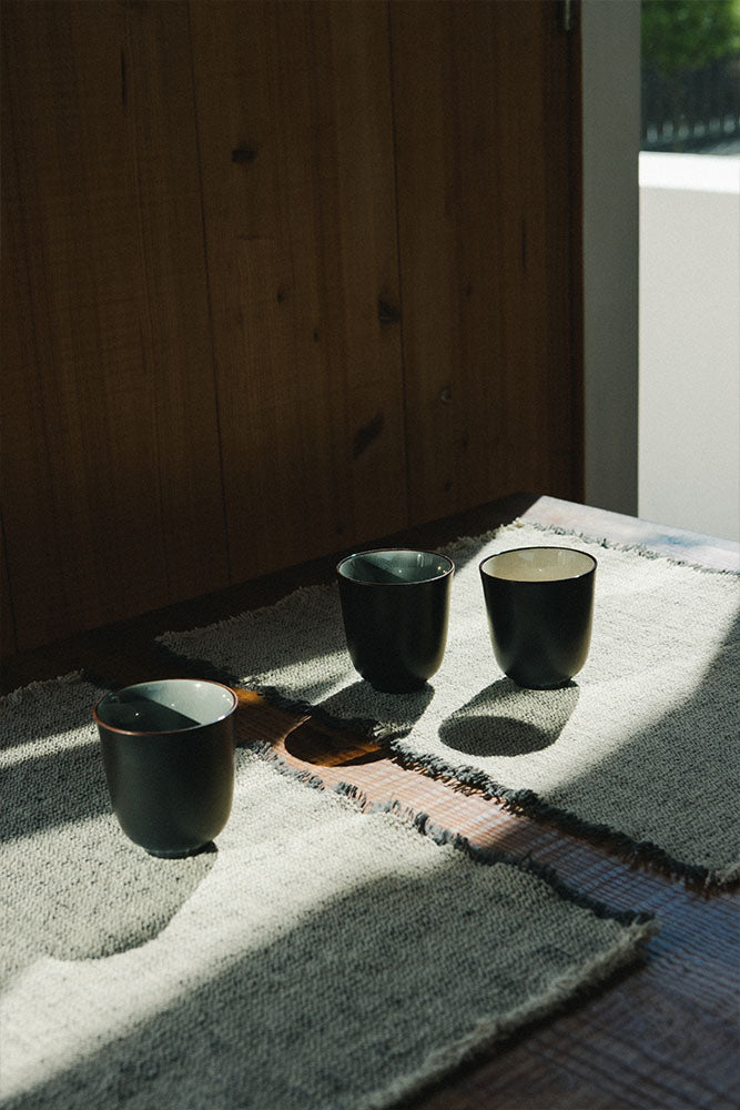 Handloom Placemats Natural and Dark Grey (Set of 4)、mySite、gigharbornorthrealestate