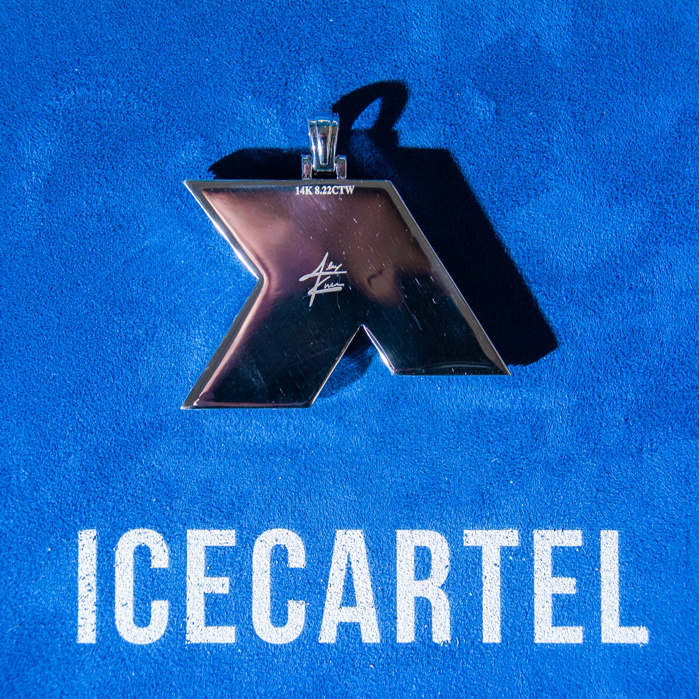 AK Custom Moissanite Pendant 14K Gold、mySite、hinf8tx79