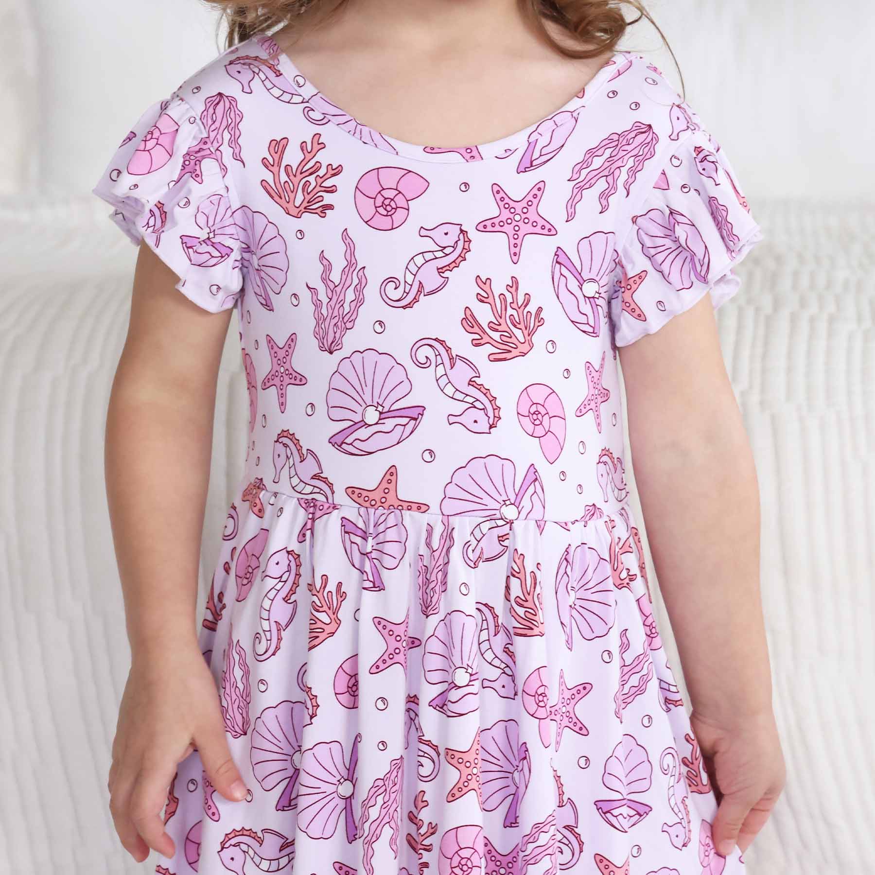  Ruffle Twirl Dress | Tiny Tides Pink、mySite、layawaytickets