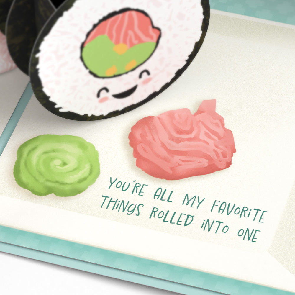 Soy Glad You're in My Life Sushi Pop-Up Card、mySite、solidvoid