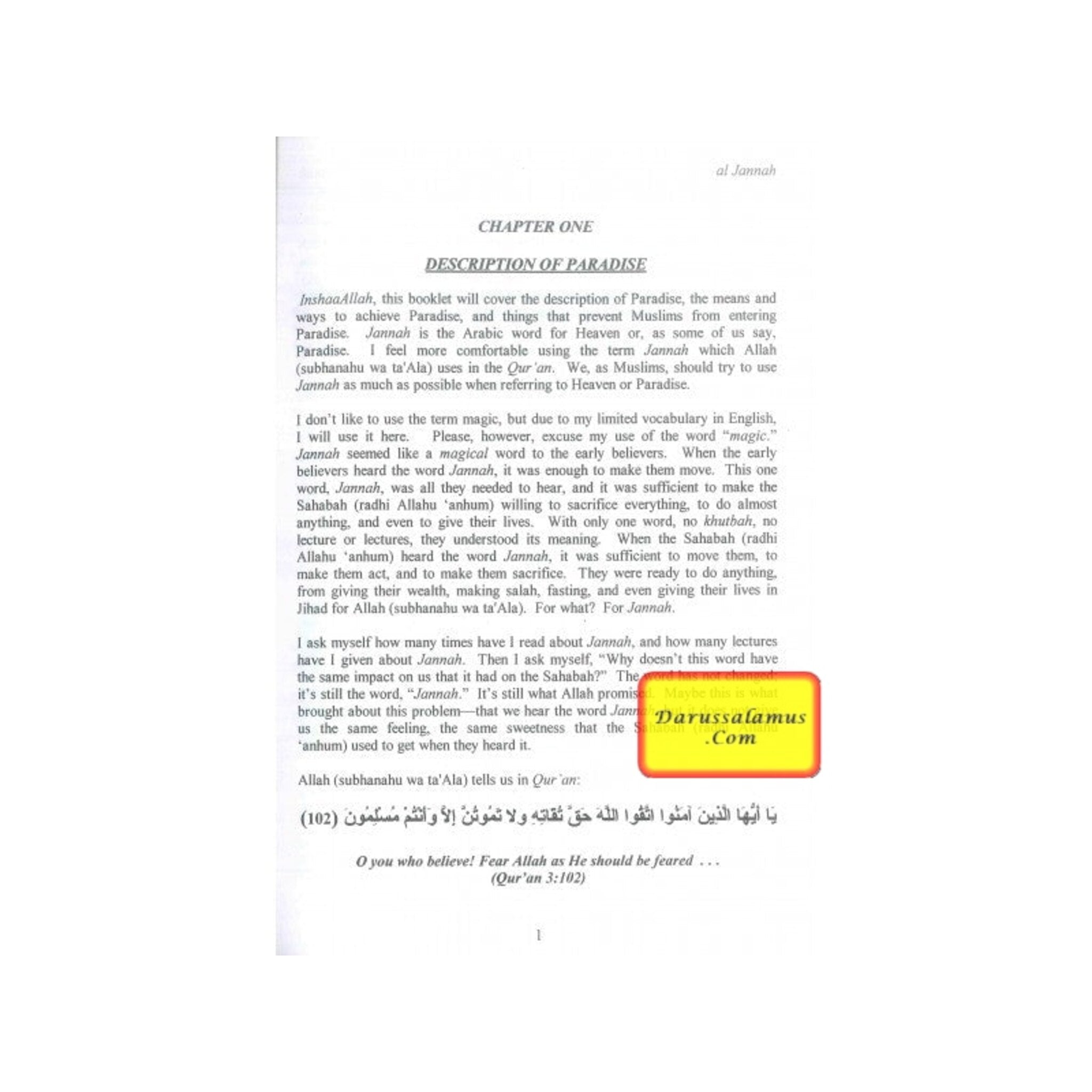 Al Jannah (Paradise) The Promise of Allah By Muhammad Syed Adly、mySite、topwebapps