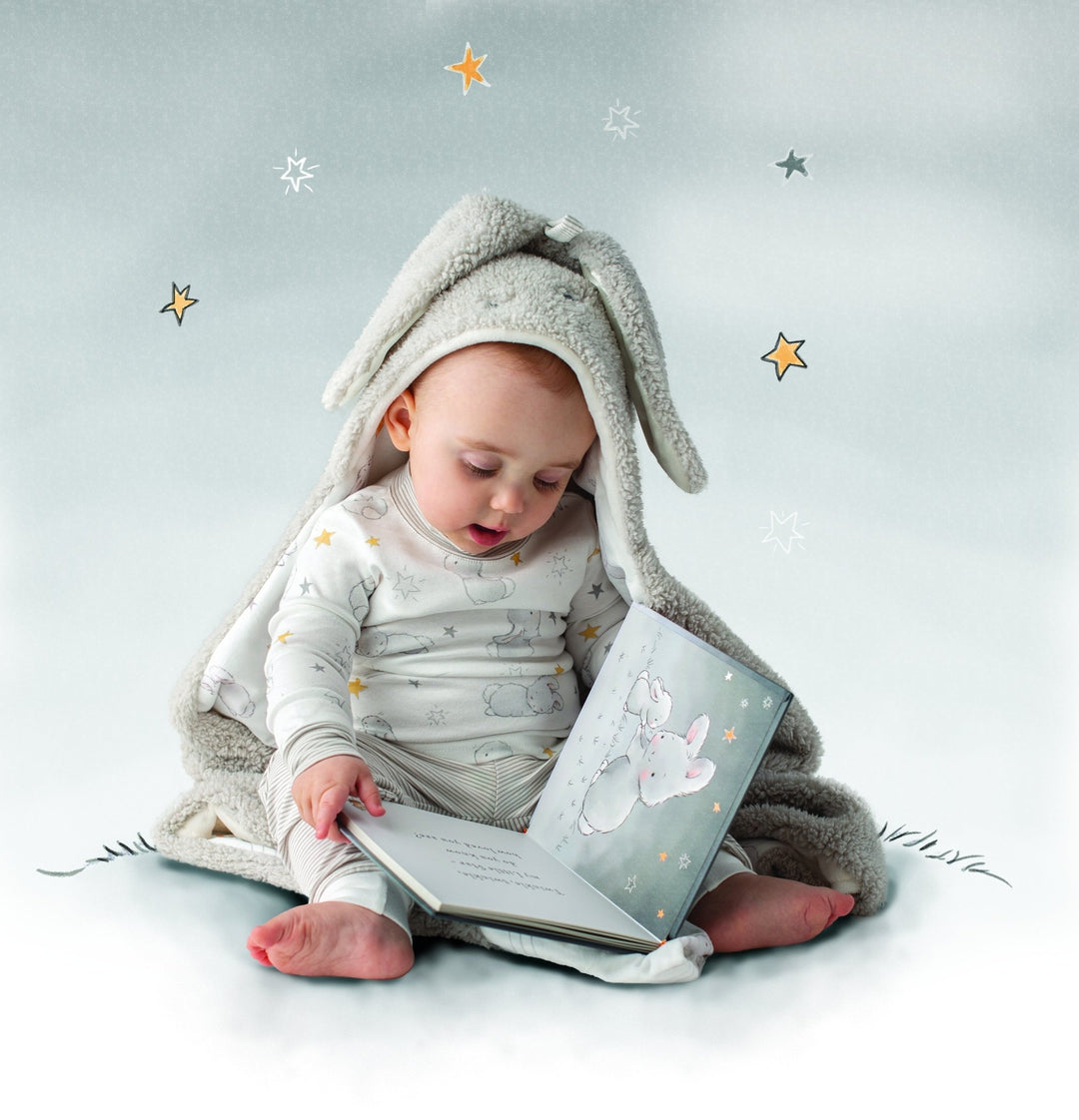 RETIRED - Bloom Hooded Blanket and Buddy Gift Set、mySite、g9winljtr