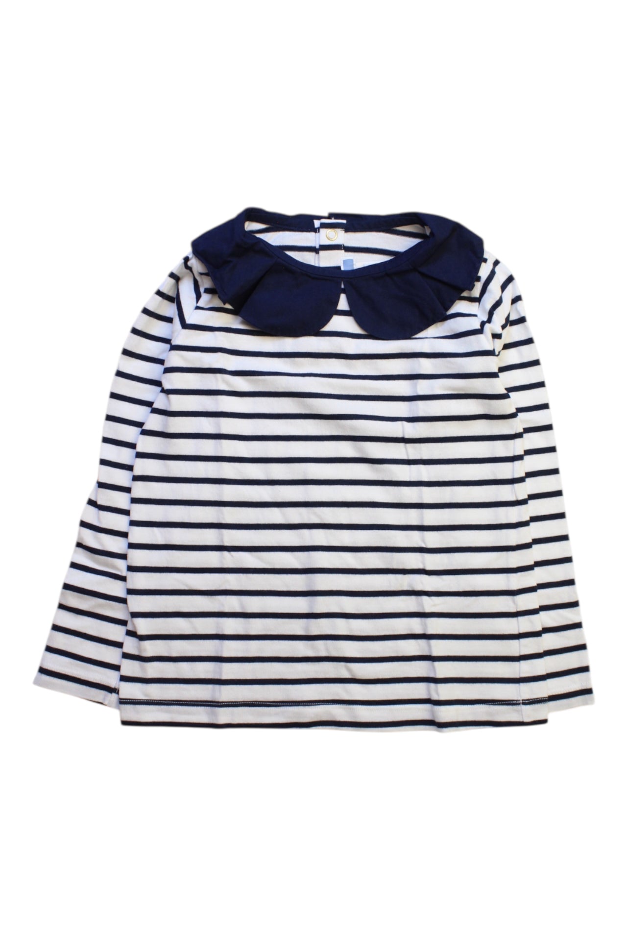 Jacadi Striped Peter Pan Collar Top 6T、mySite、g9winljtr