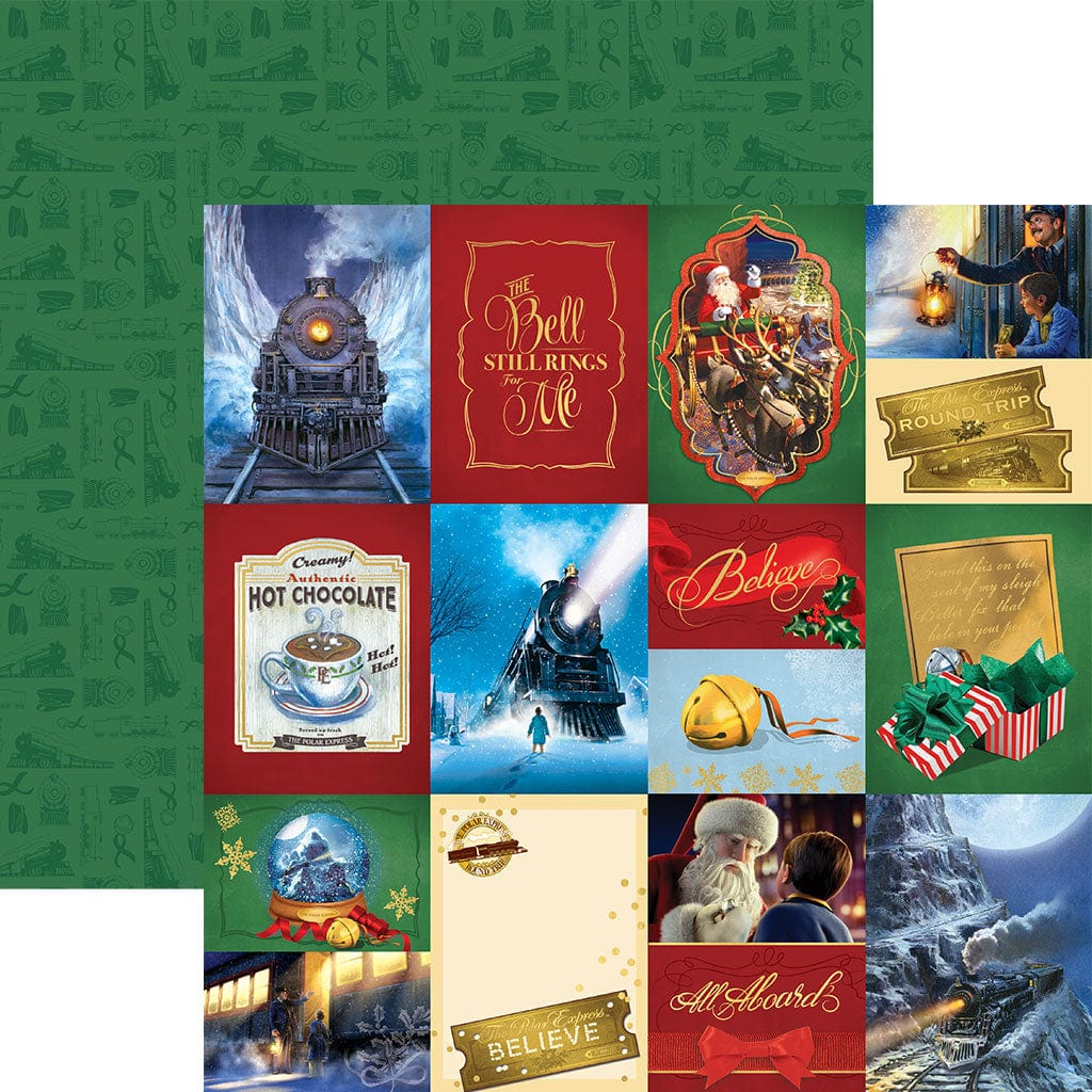  Scrapbook Paper - The Polar Express - All Aboard Tags、mySite、ghnorth