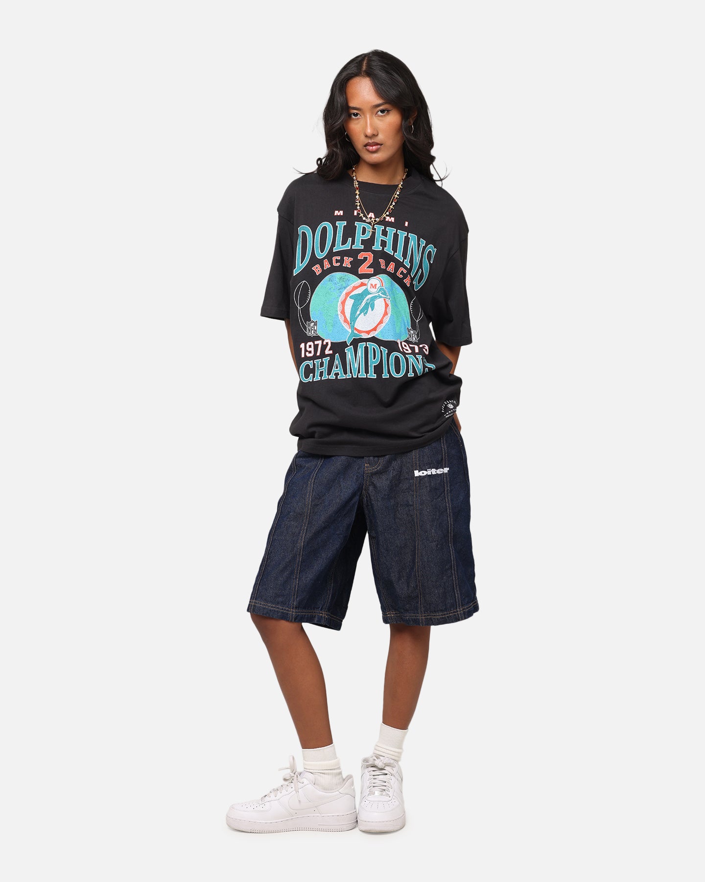 Mitchell & Ness Miami Dolphins Pinnacle T-Shirt Faded Black、mySite、zt4zffjzw