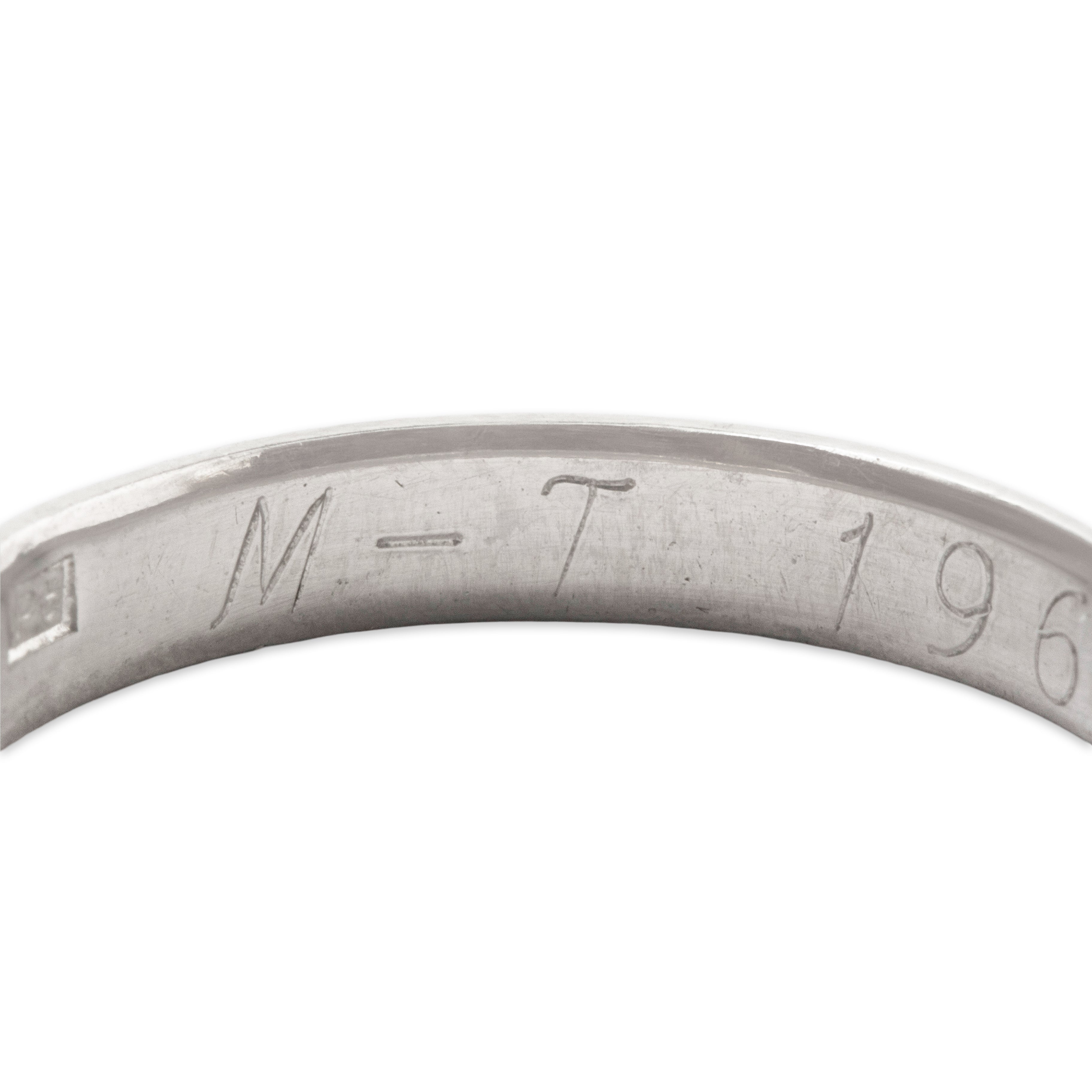 Antique Platinum Blossom Band Ring 5.50、mySite、hinf8tx79