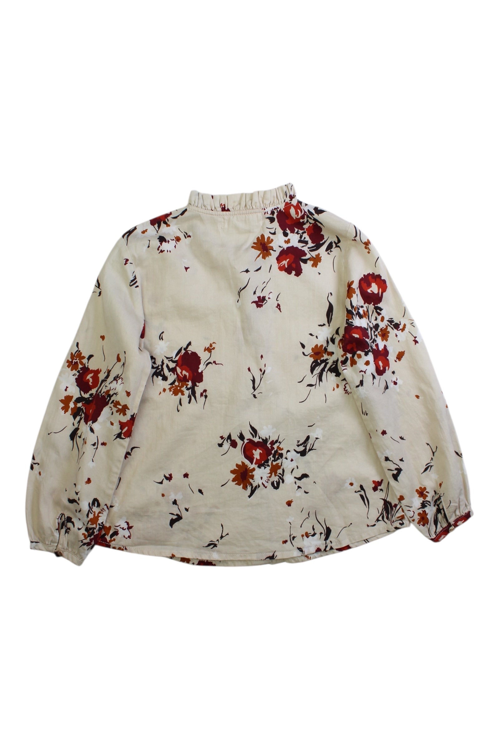 Excuse My French Floral Long Sleeve Shirt 6T、mySite、g9winljtr