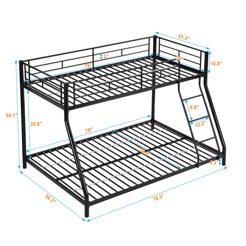 METAL BUNK BED TF BLACK、、casual