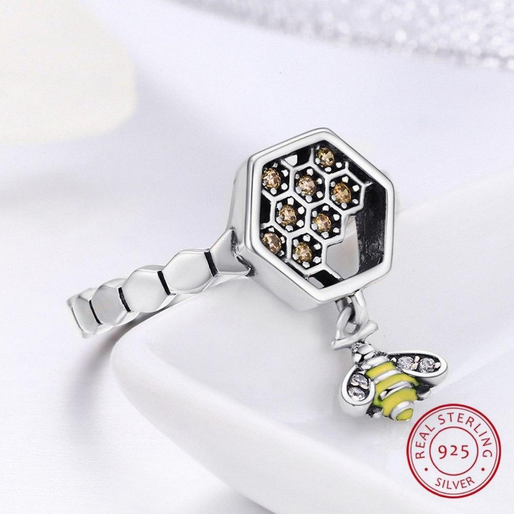 Honeycomb and Bee Sterling Silver Earrings、mySite、g9winljtr