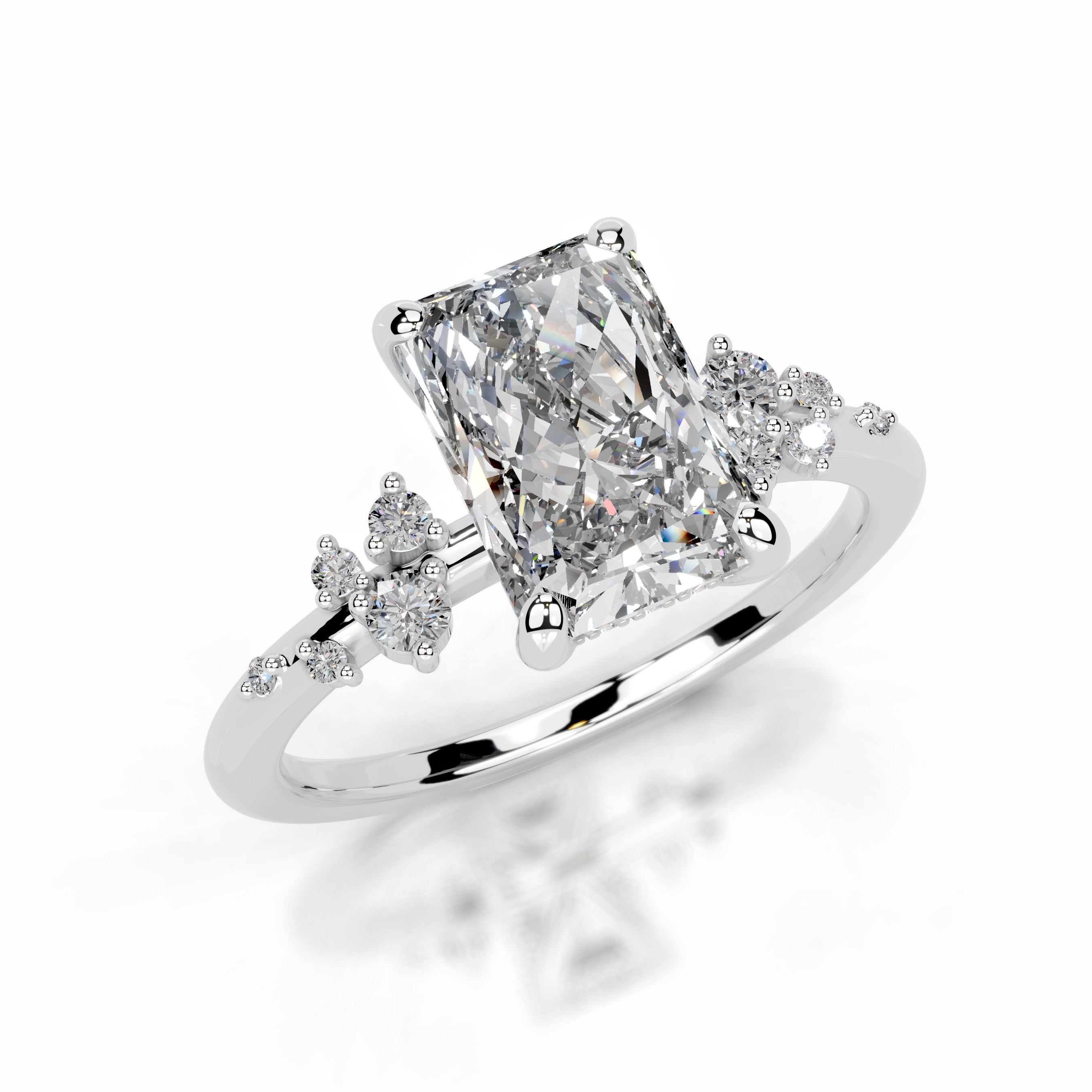 Maisie Lab Grown Diamond Ring - 18K White Gold、mySite、hinf8tx79