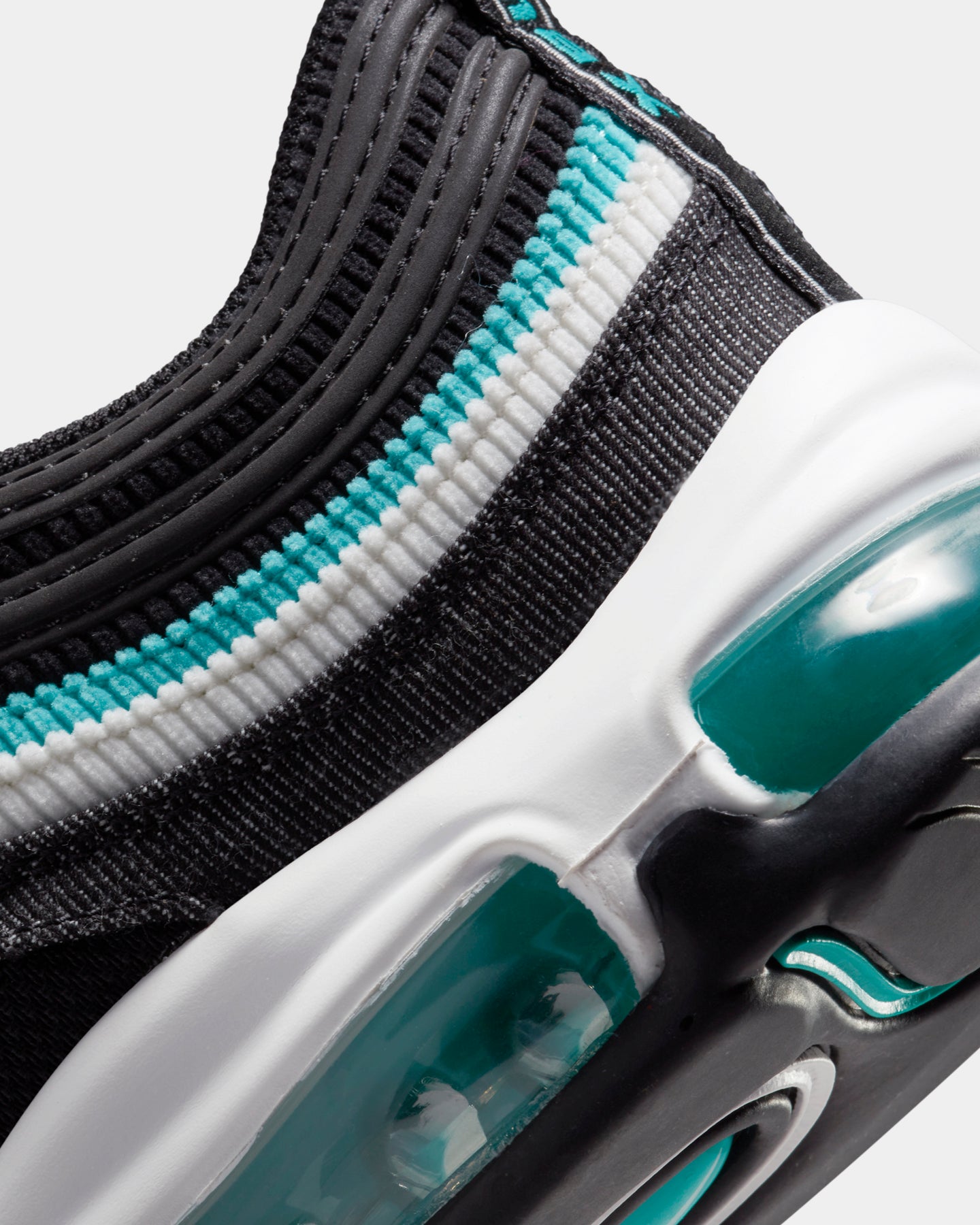 Nike Kids' Air Max 97 SE (GS) Black/Sport Turq、mySite、zt4zffjzw