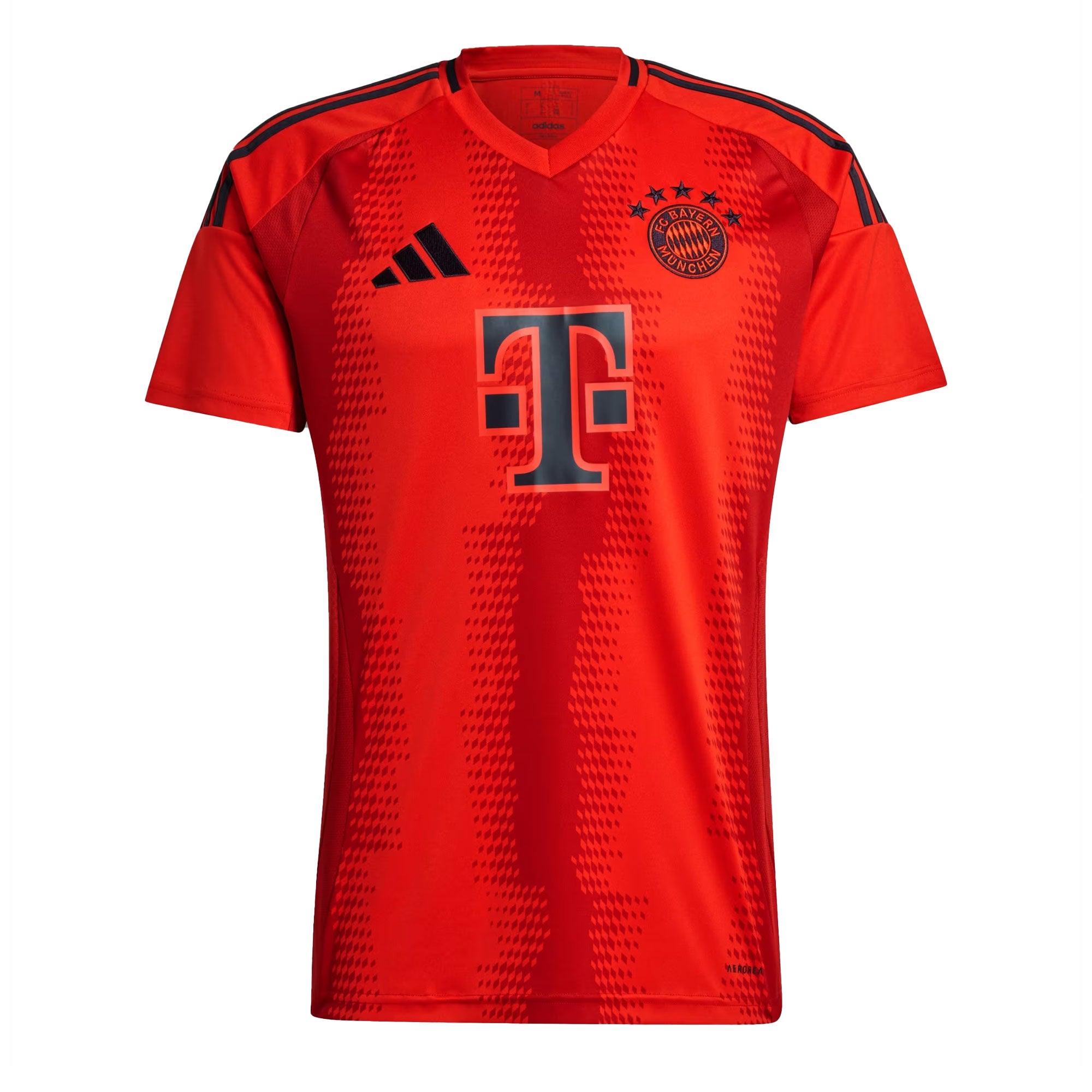 adidas Men's FC Bayern Munich 2024/25 Home Jersey Red/Black、mySite、noshort