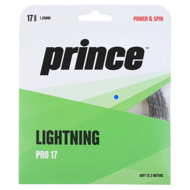 Prince Lightning Pro 17/1.25 Tennis String (Black)