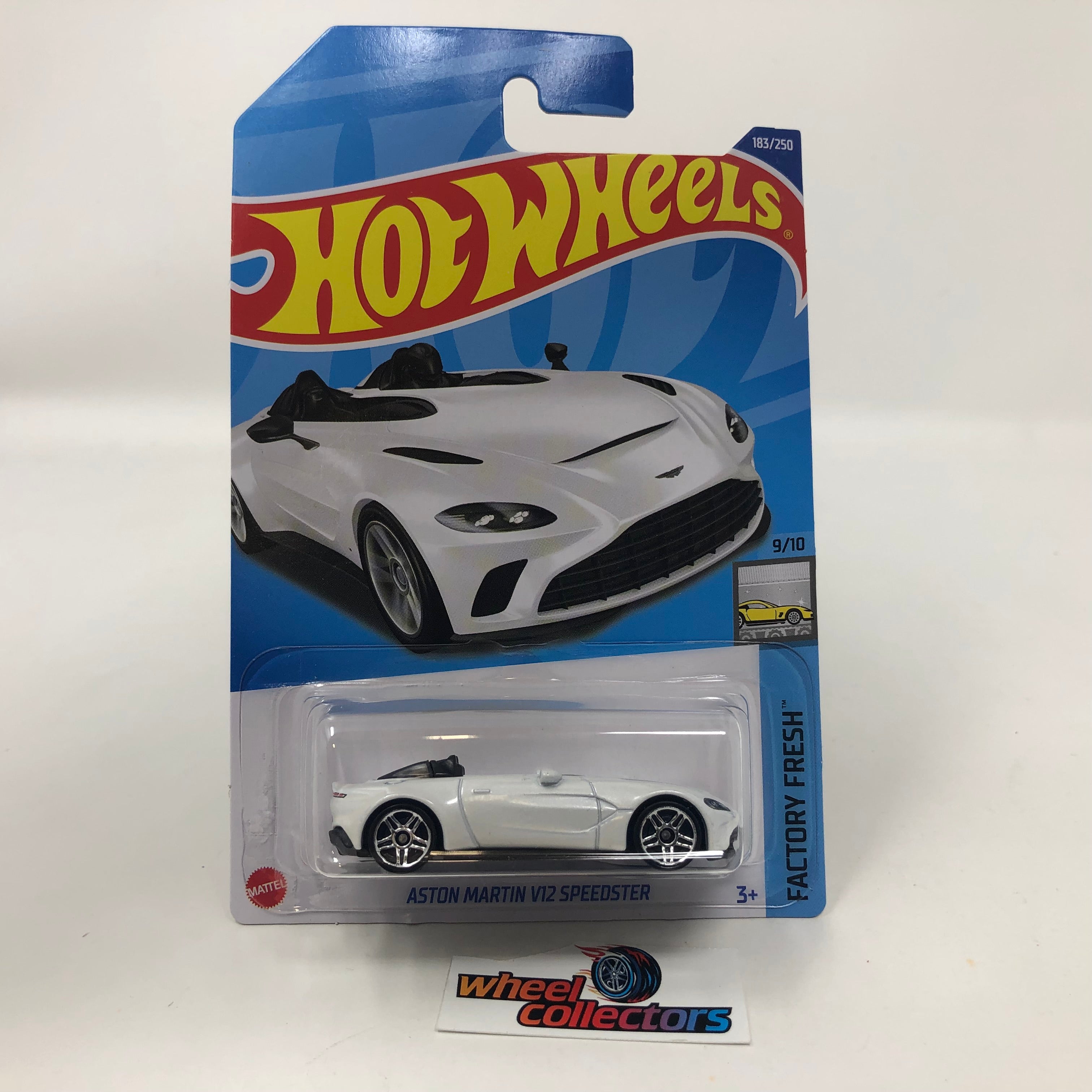 Aston Martin V12 Speedster #183 * White * 2022 Hot Wheels Case L、mySite、hgirdovlk