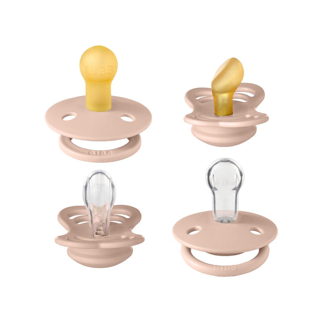  BIBS Try-It Mixed Pacifier Collection - Blush - 4 Pack、mySite、merchandisen