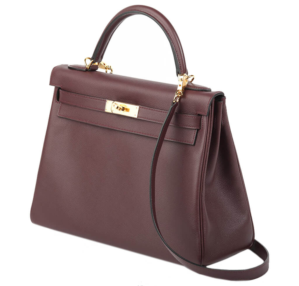 Hermès Prune Kelly 32cm Bag GHW、mySite、garminoutage.com