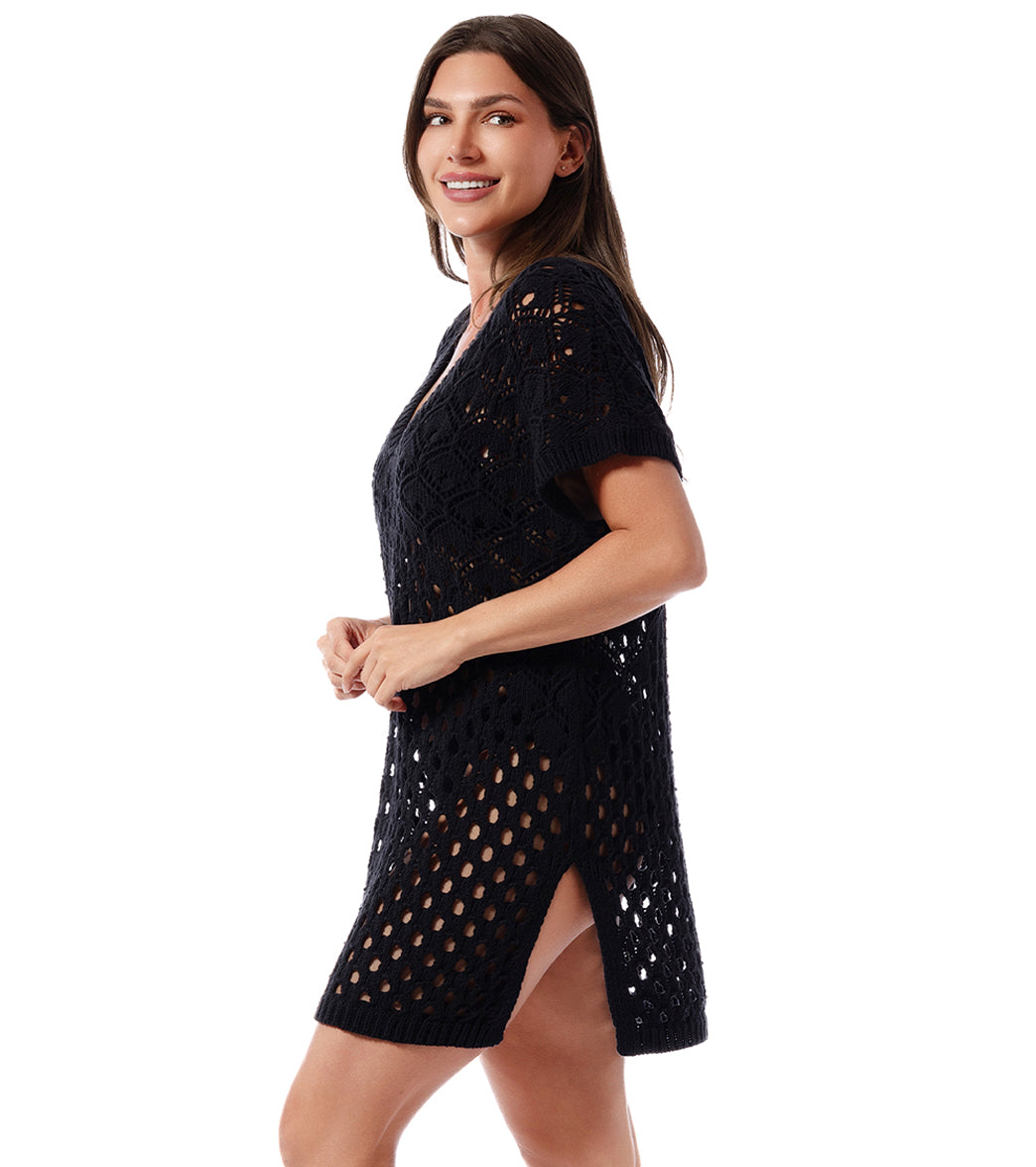 Jantzen Women's Edna Knitted Tunic Cover Up、mySite、noshort