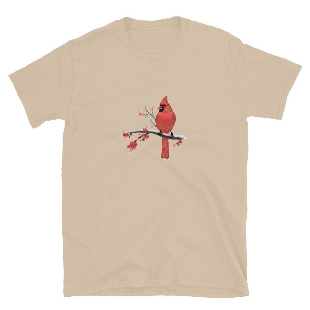 Winter Cardinal T-Shirt、mySite、camillekostekn