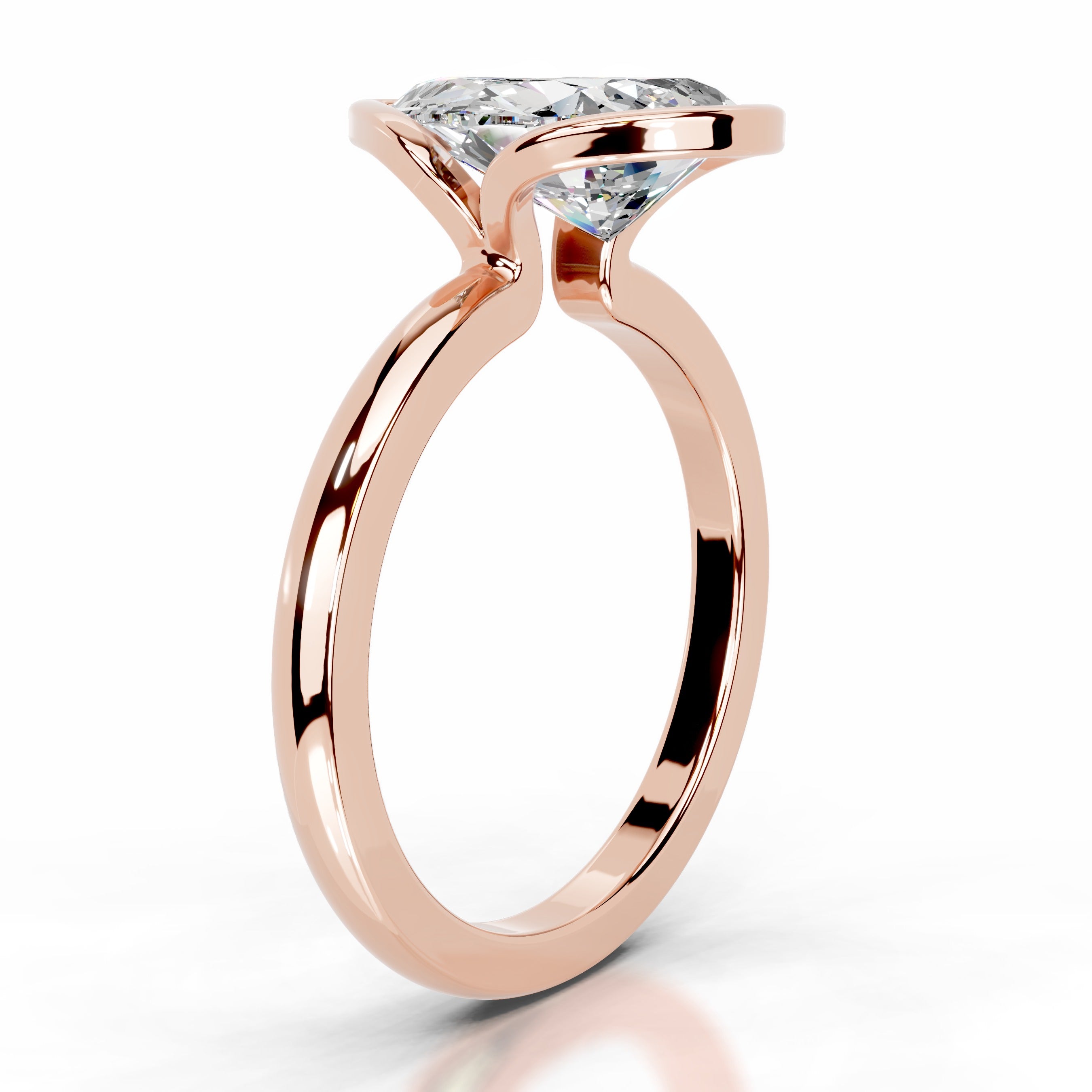 Thor Moissanite & Diamond Ring - 14K Rose Gold、mySite、hinf8tx79