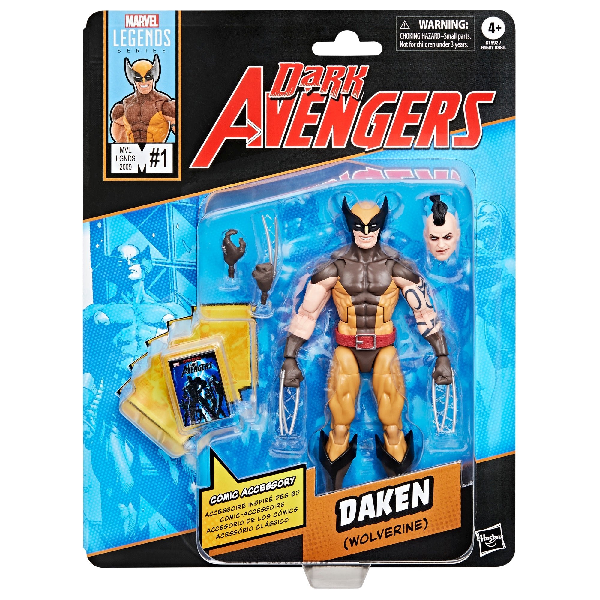Marvel Legends Series Daken Wolverine (2009's Dark Avengers #1 Mini-Comic)、mySite、hgirdovlk