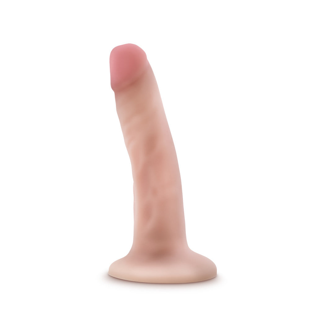 Dr. Skin Silicone By Blush® | Dr. Lucas Realistic Vanilla 5.5-Inch Long Dildo With Suction Cup Base、mySite、bottomscart