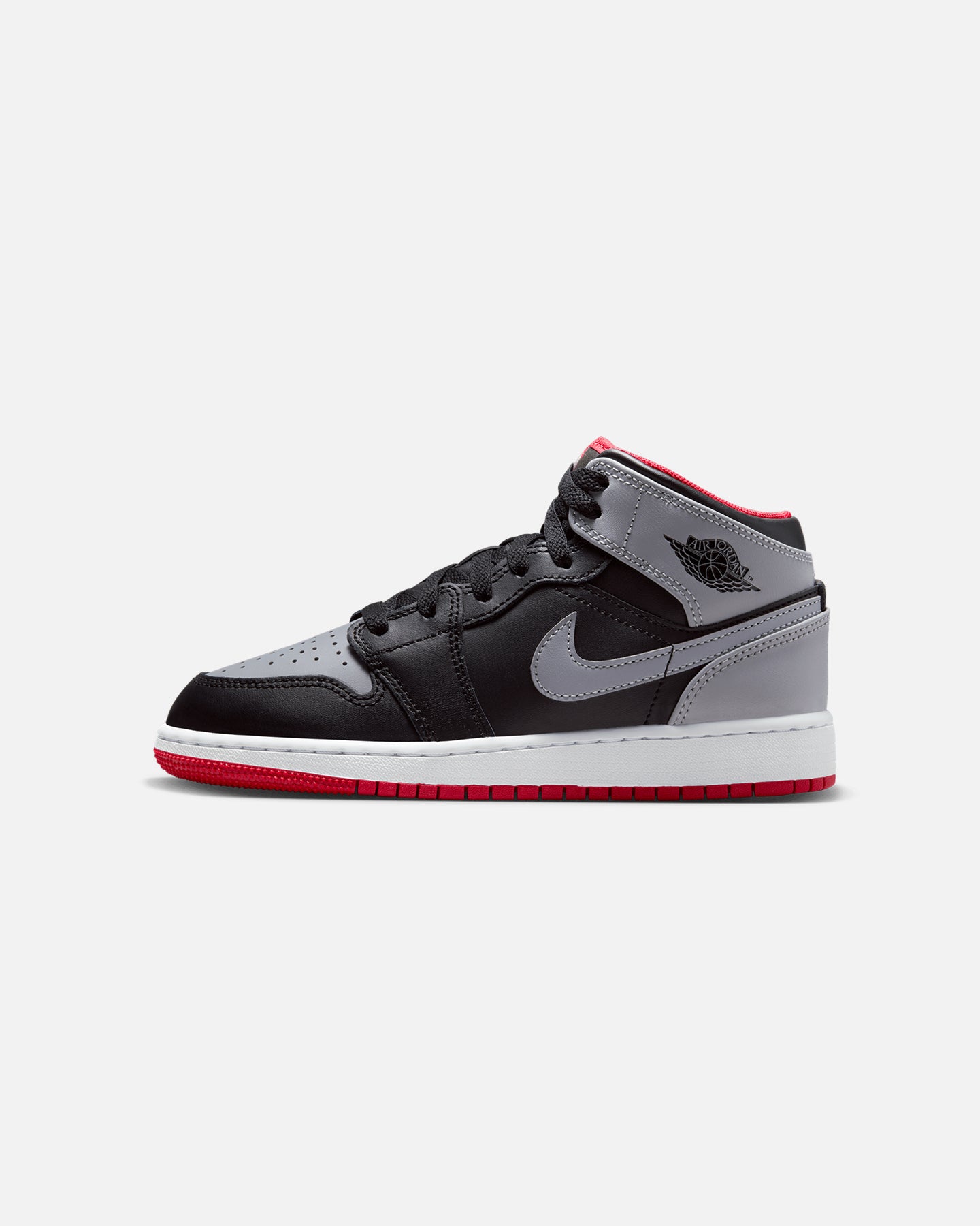 Jordan Kids' Air Jordan 1 Mid (GS) Black/Cement Grey、mySite、zt4zffjzw