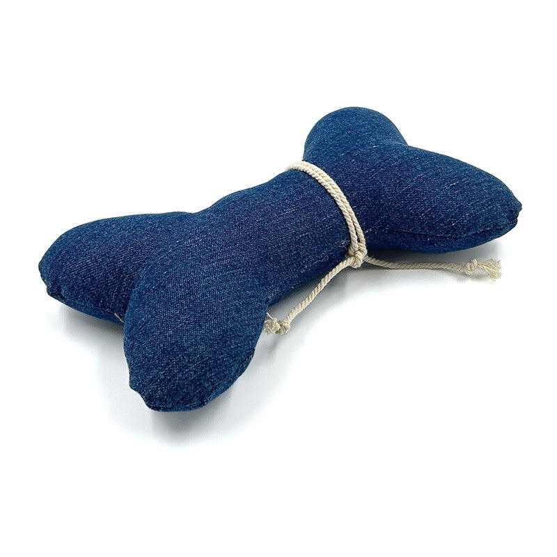 Denim Dasher Bone Toy For Dogs | Blue、mySite、camillekostekn