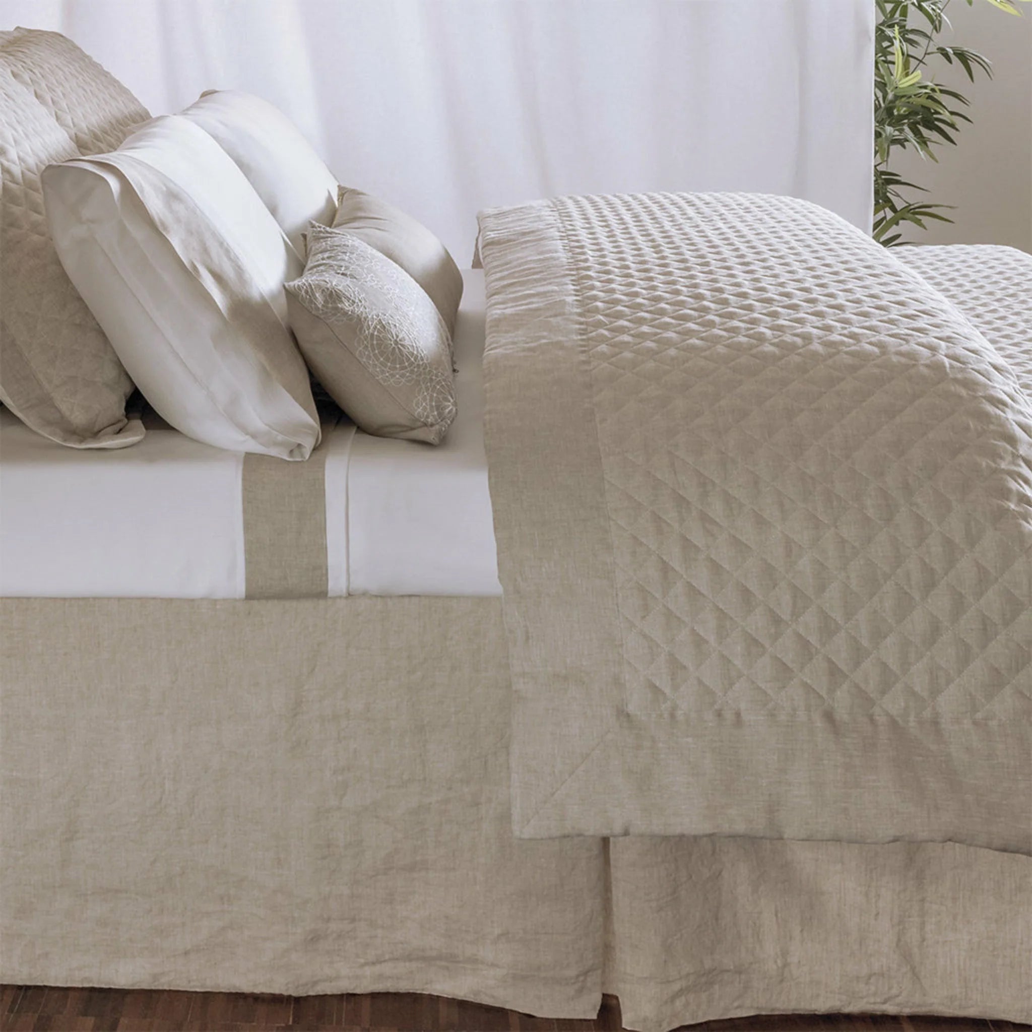  Hudson Linen Quilted Coverlet、mySite、elrpsem3k