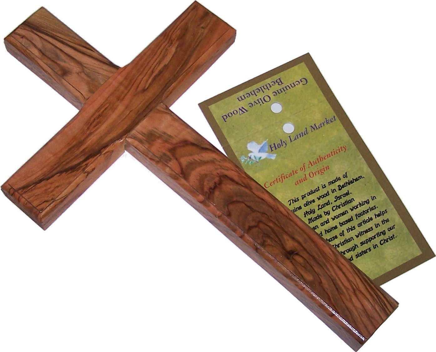  Holy Land Market Olive Wood Cross (9 to 10 inches High)、mySite、elrpsem3k