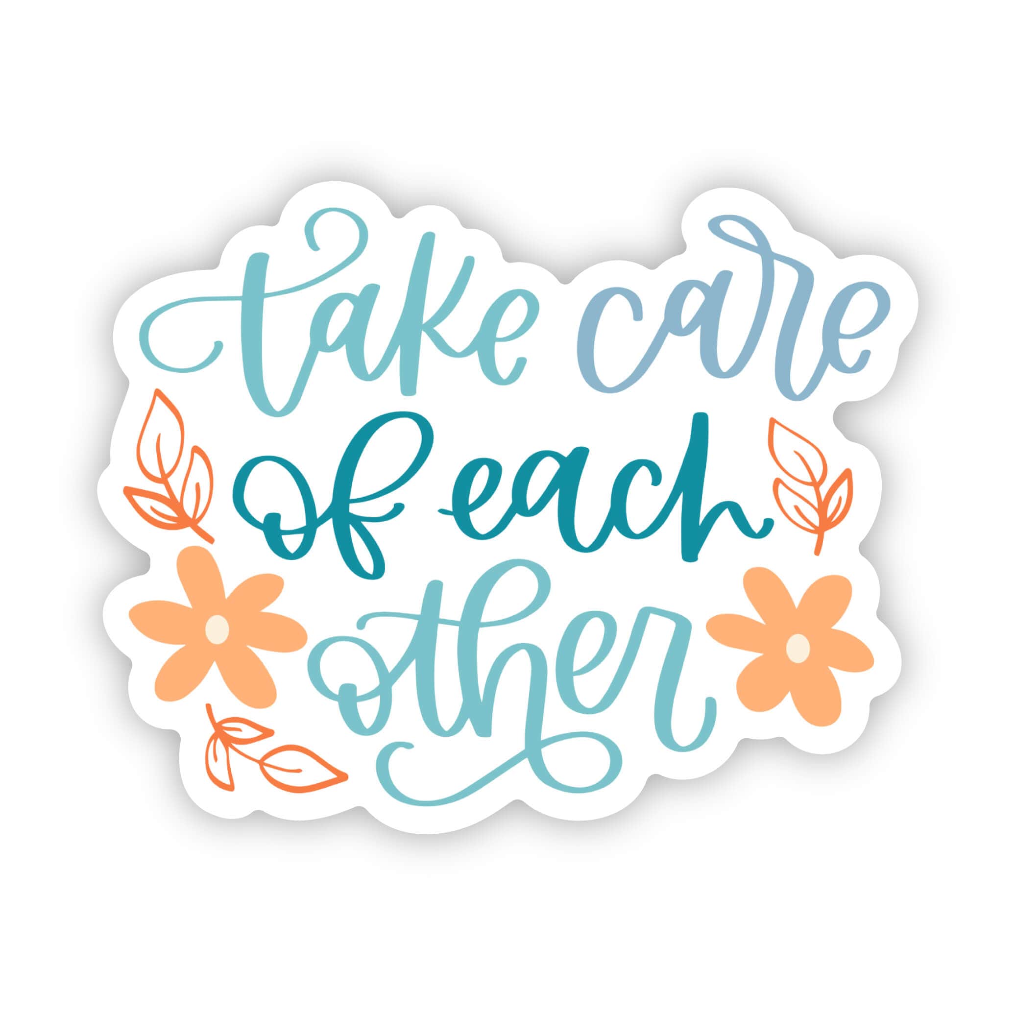  Take Care Of Each Other Sticker、mySite、ghnorth