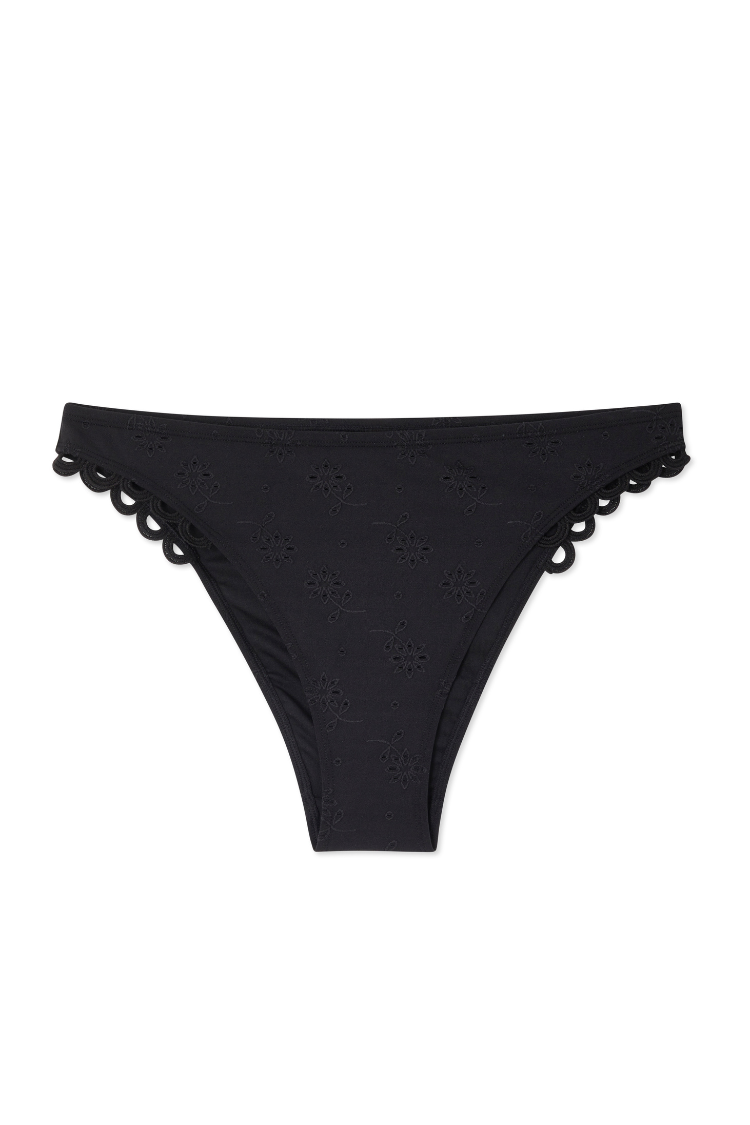 Broderie Black Bikini Brief、mySite、solidvoid