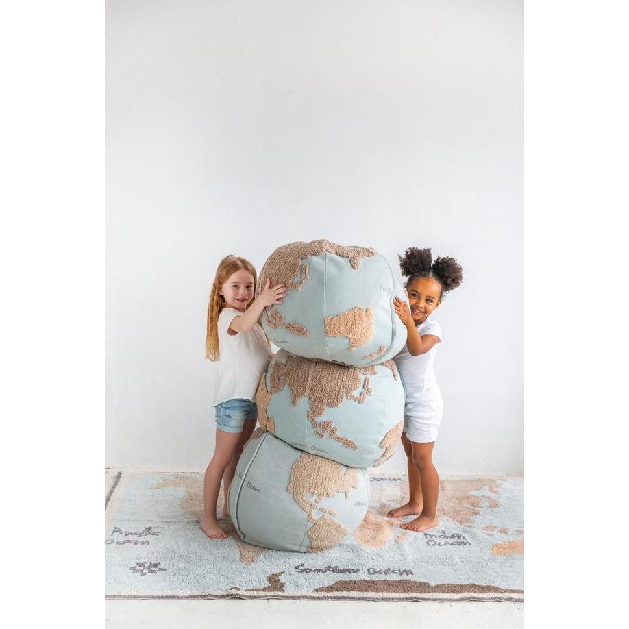 World Map Pouffe、mySite、gigharbornorthrealestate