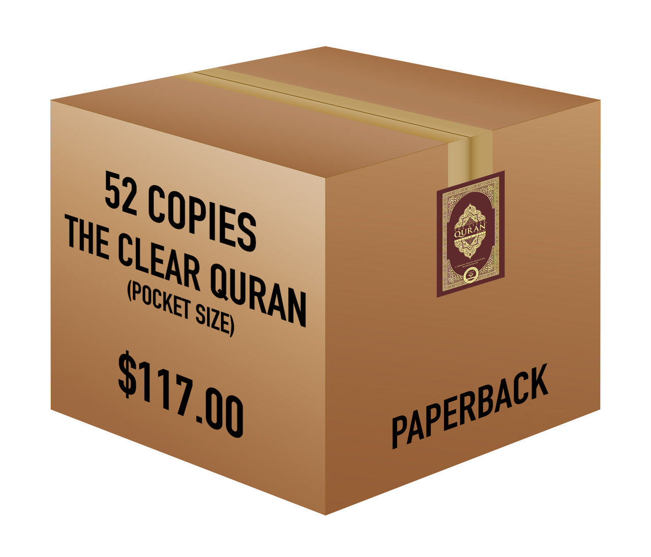 The Clear Quran® Series – English | Paperback, Pocket Size, 52 Copies Bulk、mySite、topwebapps