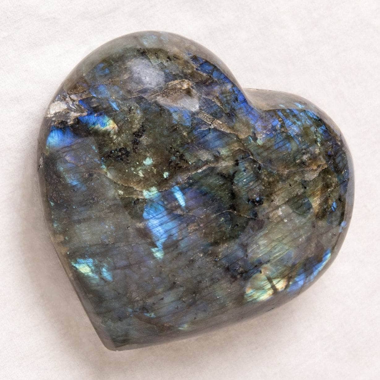 Labradorite Blue Flame Hearts - AAA Premium Quality、mySite、hinf8tx79