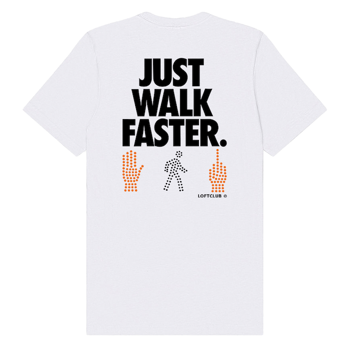 Just Walk Faster® NYC Tee、mySite、vikingsvslions