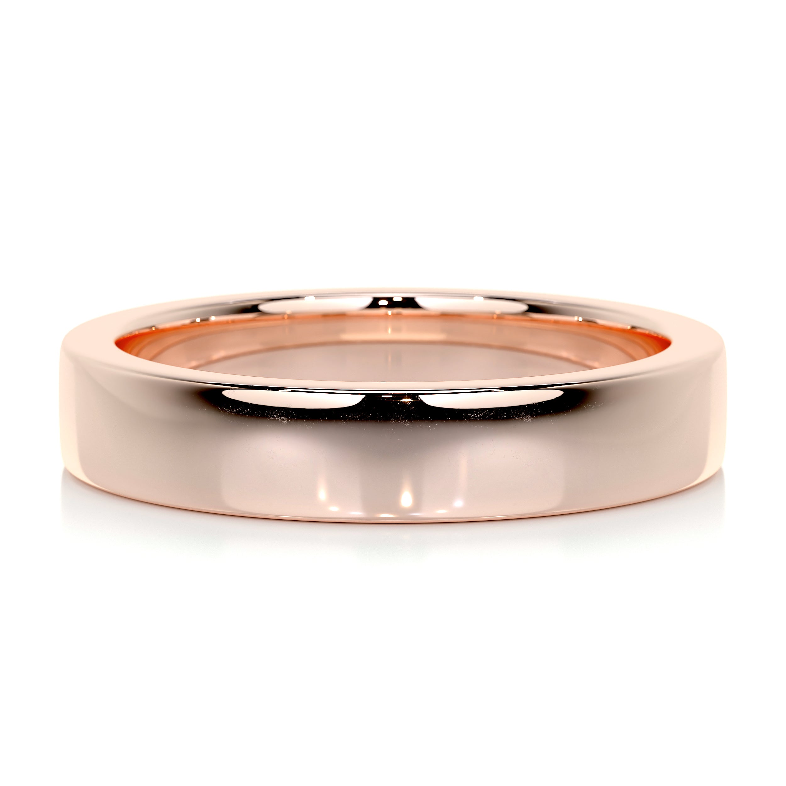 Travis Men's Wedding Band -14K Rose Gold、mySite、hinf8tx79