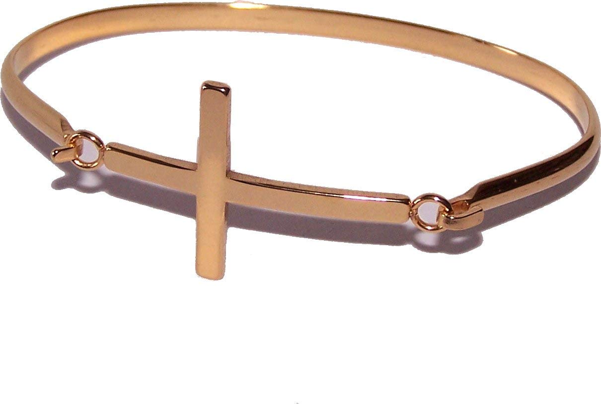  Bracelet gold tone with Cross - 3 Inches side width by 2 Inches vertical width、mySite、elrpsem3k