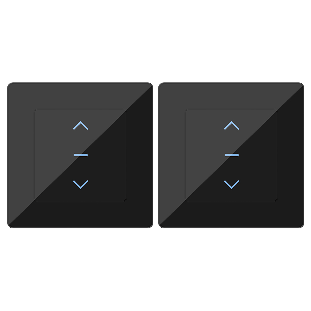 WiFi Touch Smart Curtain Switch Design for Motorized Curtains and Roller Blinds EU、mySite、fannypackpong