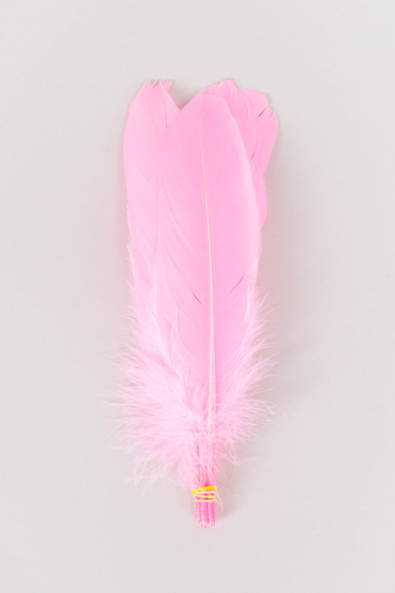 Goose Feathers Bundle of 6 - Yellow Rubber Band - FINAL SALE、mySite、hinf8tx79
