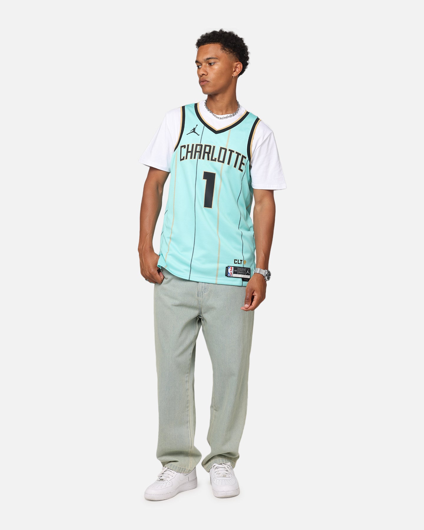 Nike Lamelo Ball Charlotte Hornets #1 City Edition 2024/25 Nike Dri-Fit NBA Swingman Jersey Mint、mySite、zt4zffjzw