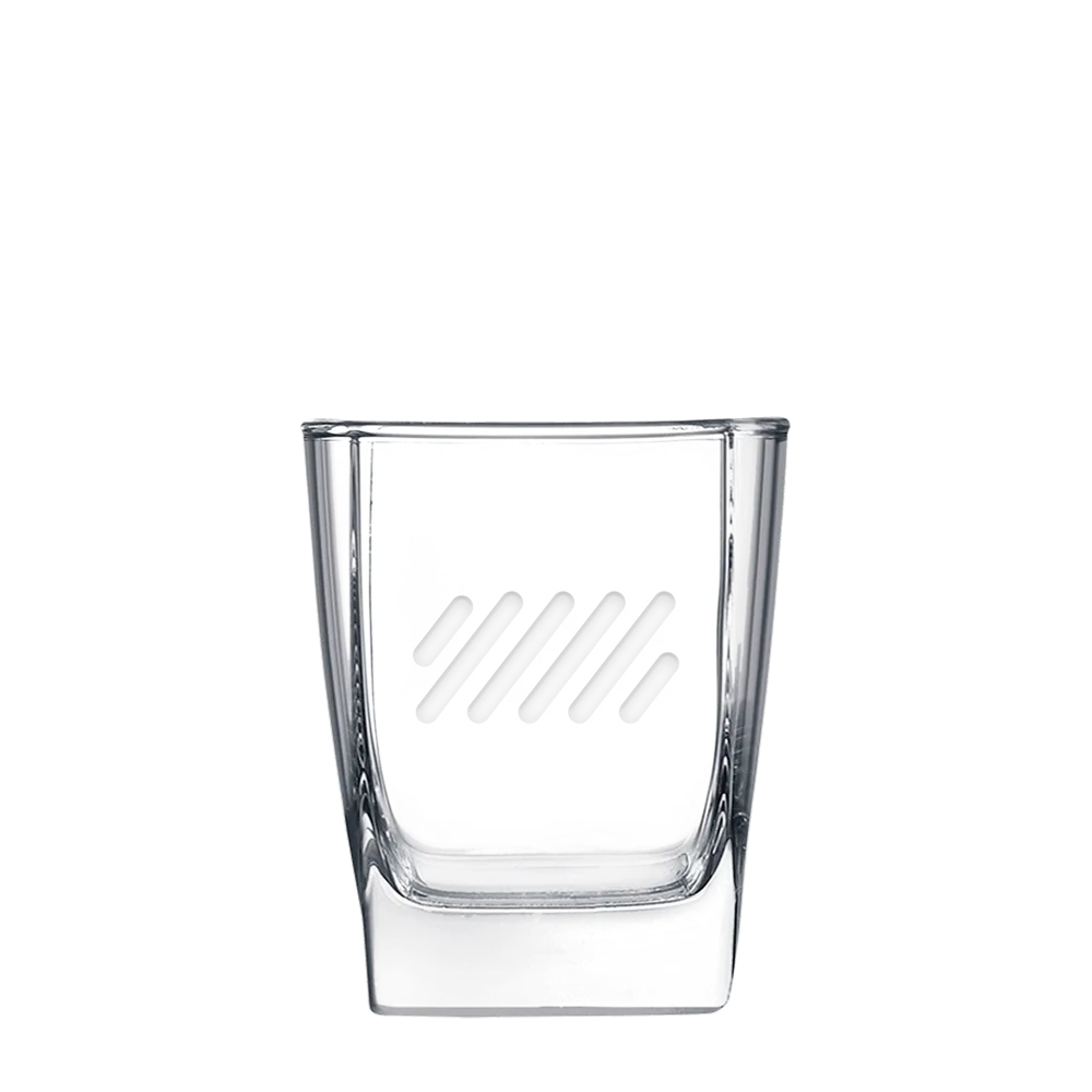 Polar Camel 12 oz Square Double Old Fashioned Glass、mySite、noshort