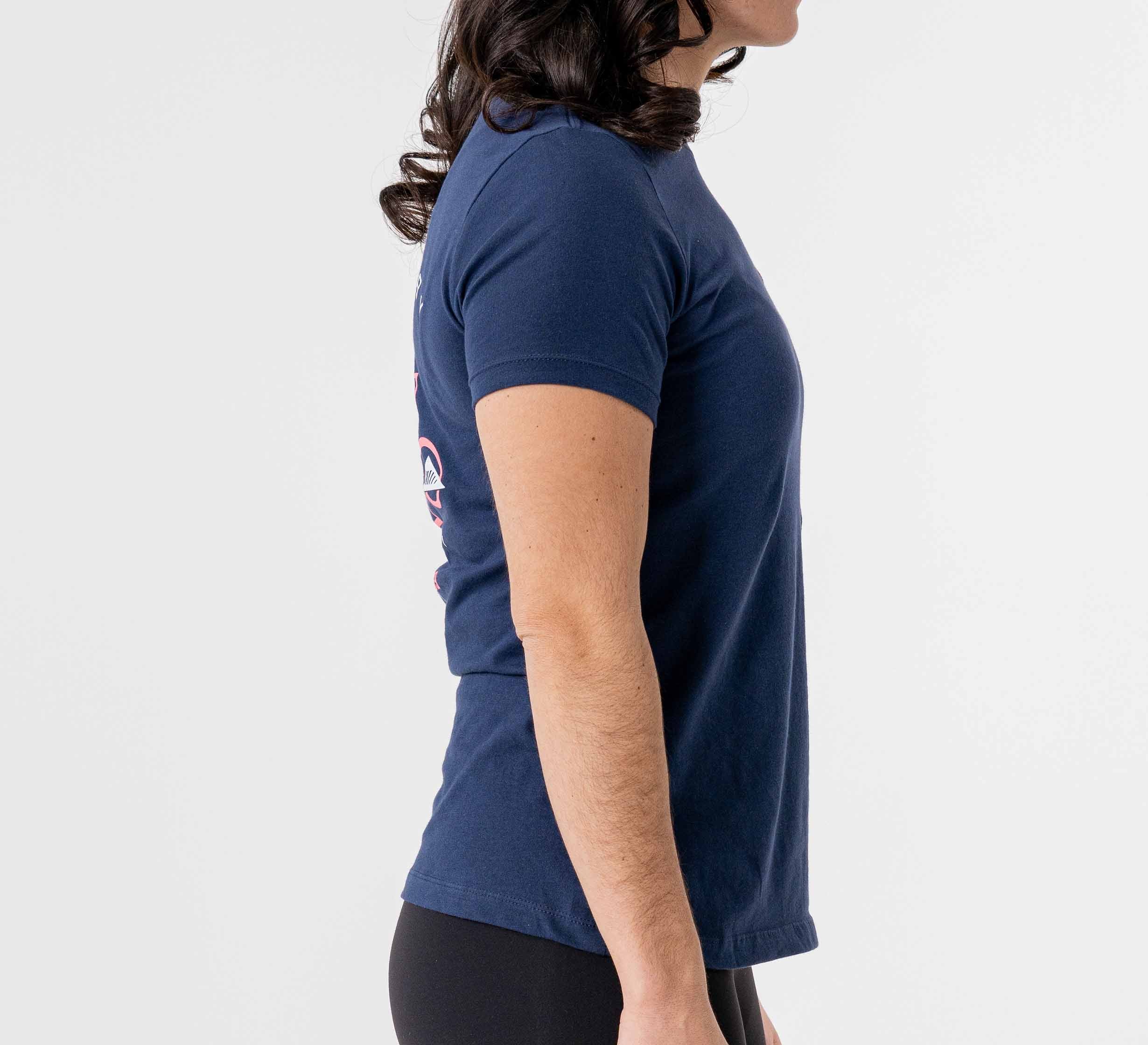 Womens Jiu Jitsu Flight T-Shirt Navy、mySite、gigharbornorthrealestate