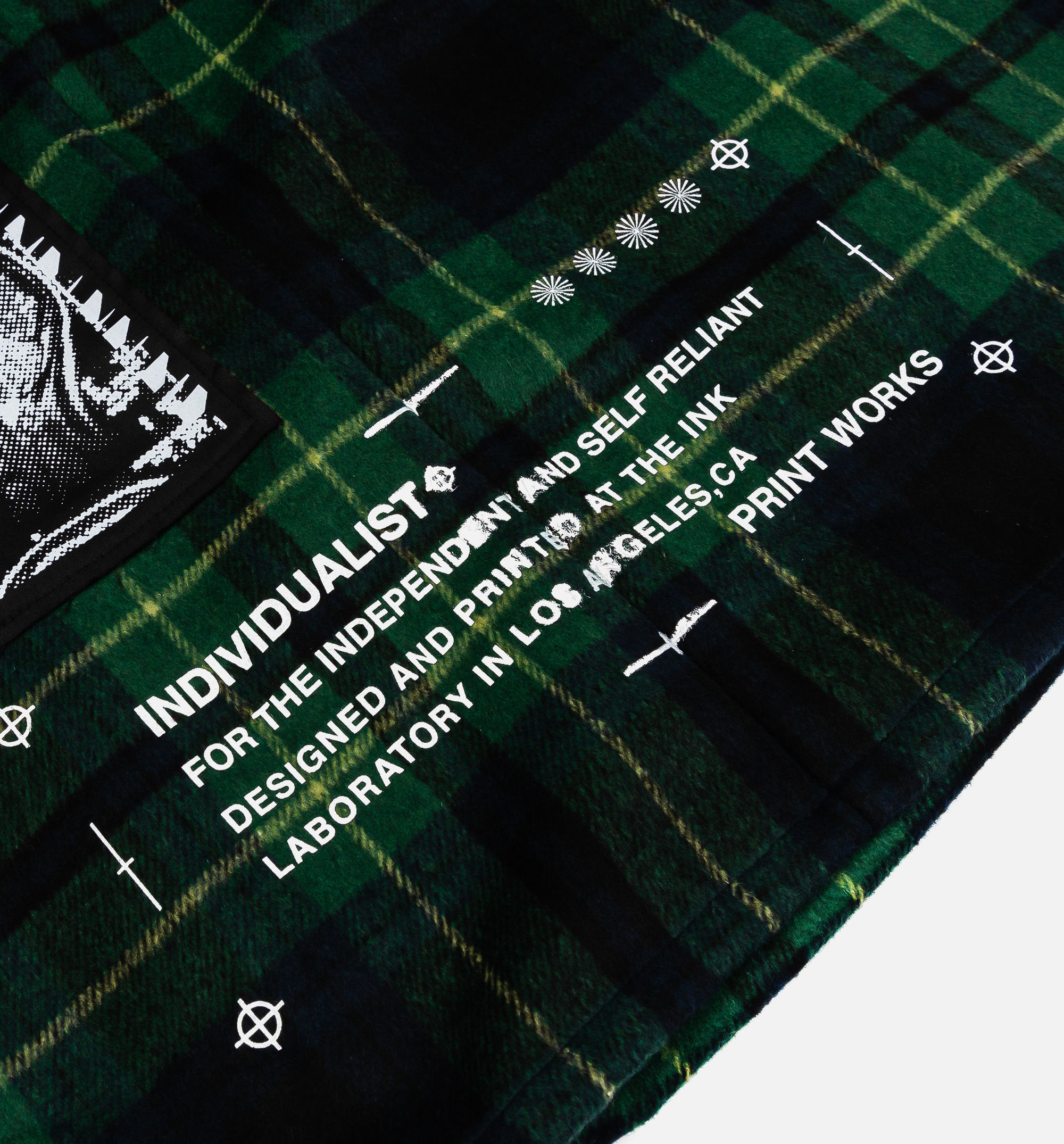 All Eyes Flannel Mens Shirt - Green、mySite、dreamappss