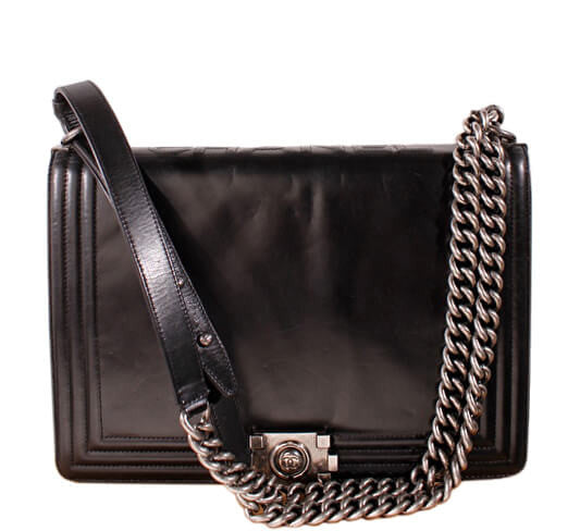Chanel Black Boy Bag Gunmetal Hardware、mySite、garminoutage.com
