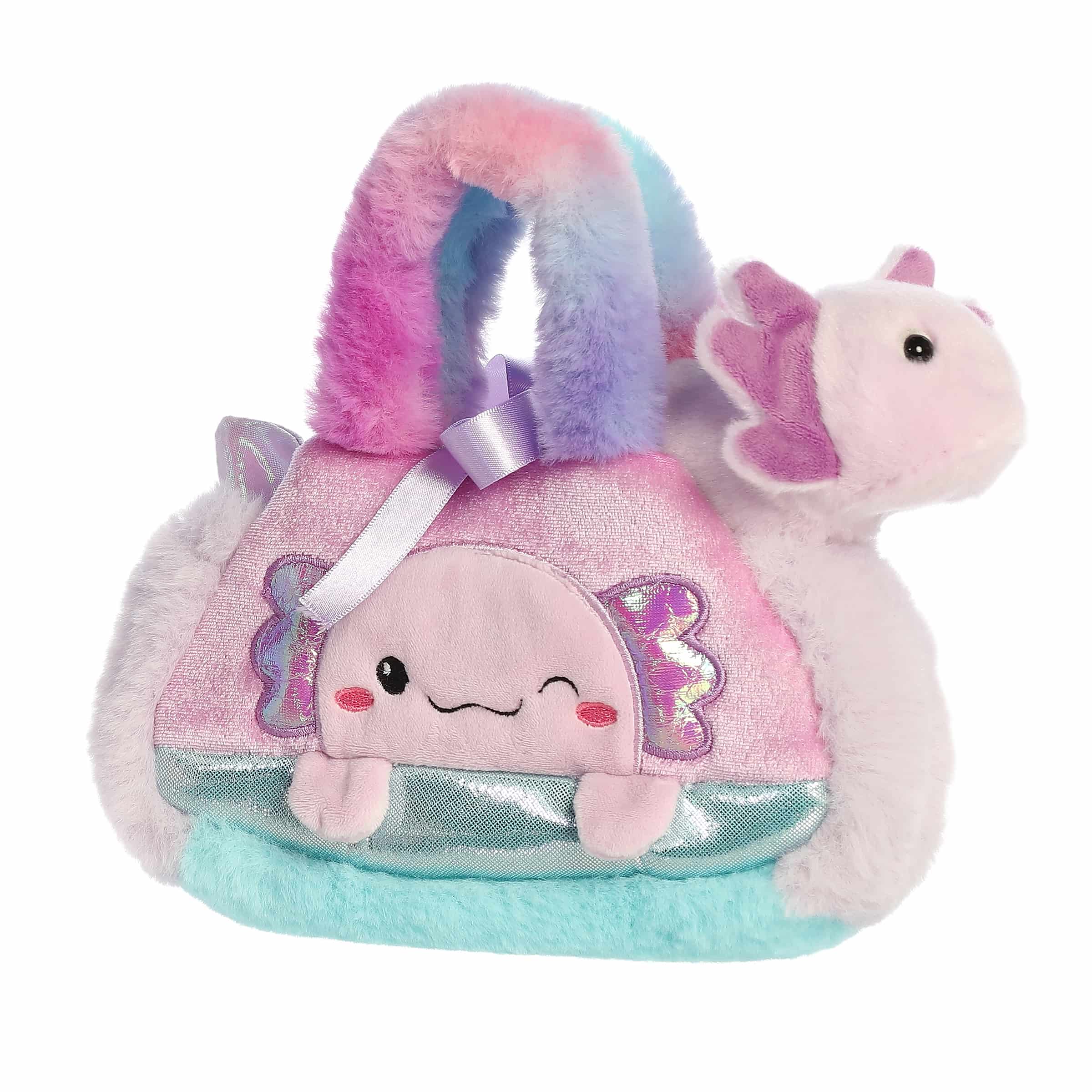 Aurora® - Fancy Pals™ - 7.5 Peek-A-Boo™ Purple Axolotl、mySite、g9winljtr