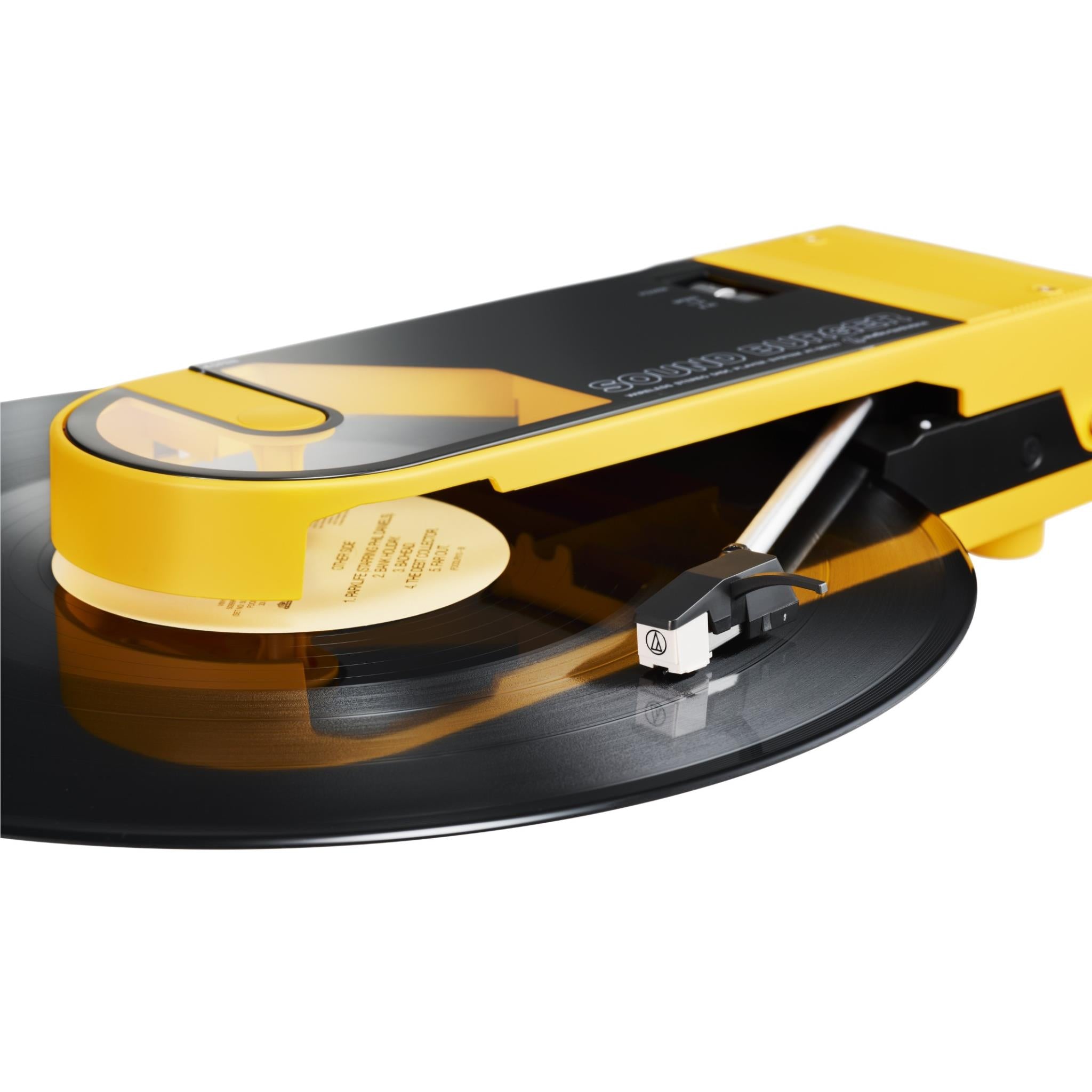 Audio Tecnica ATSB727 Sound Burger Portable Bluetooth Turntable (Yellow)、mySite、camillekostekn