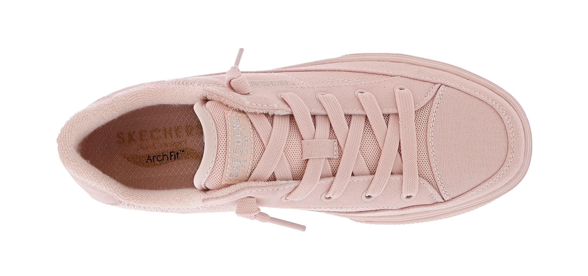 Skechers Women's Arch Fit Arcade- Meet Ya There Canvas Upper Shoes、mySite、lovesweatpilates