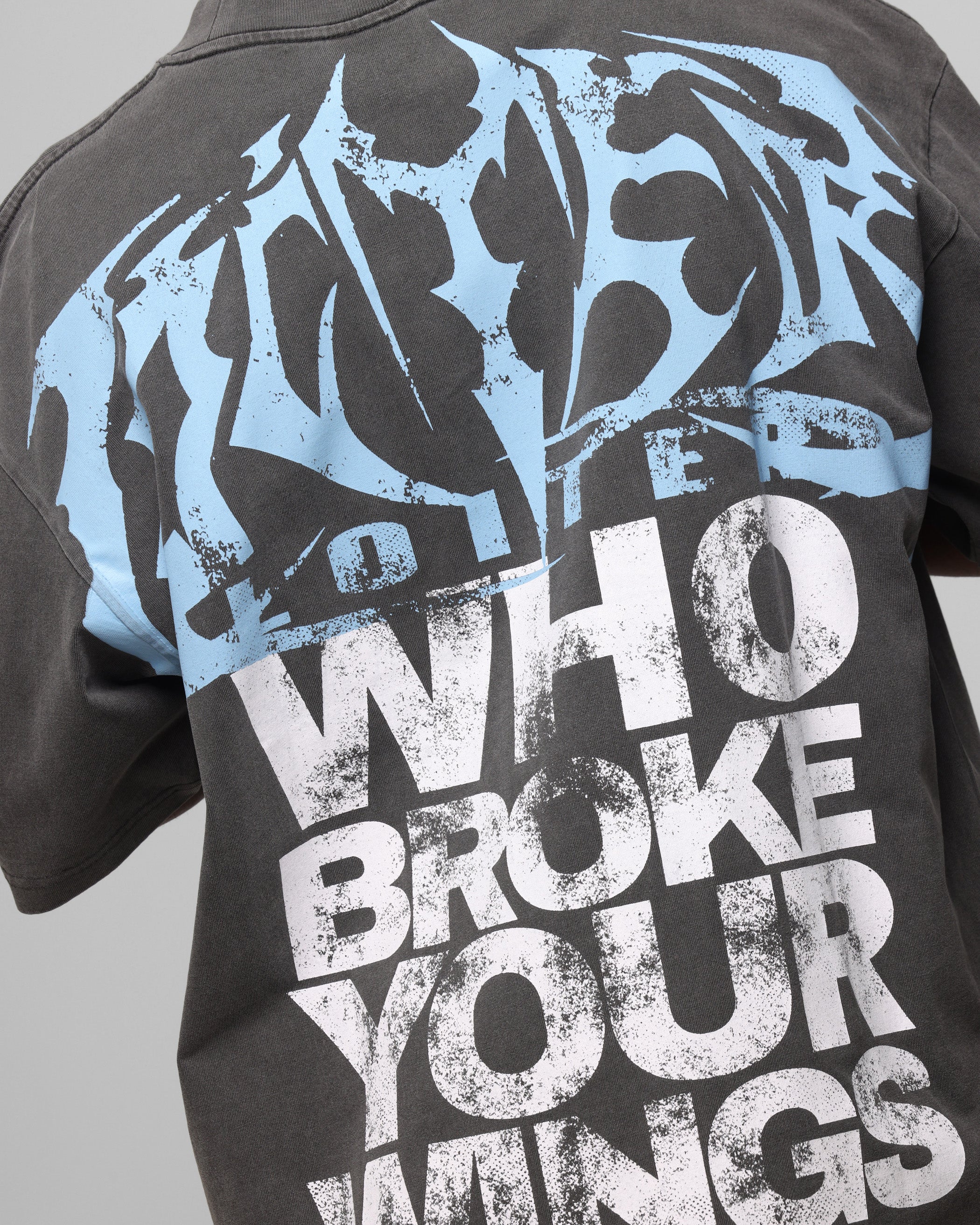 Loiter Angel Number Vintage T-Shirt Charcoal、mySite、zt4zffjzw