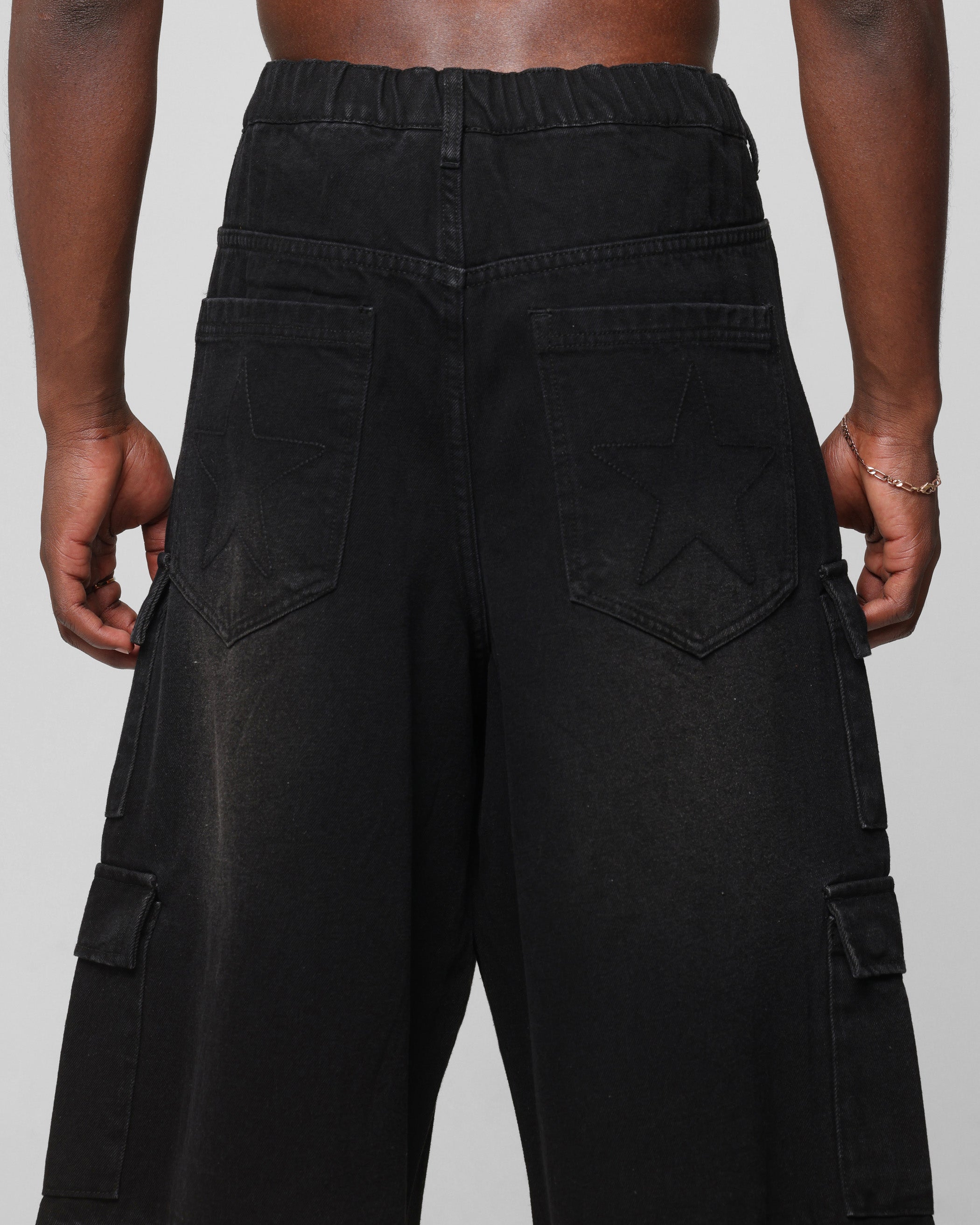 Loiter 3 Quarter Pants Washed Black、mySite、zt4zffjzw