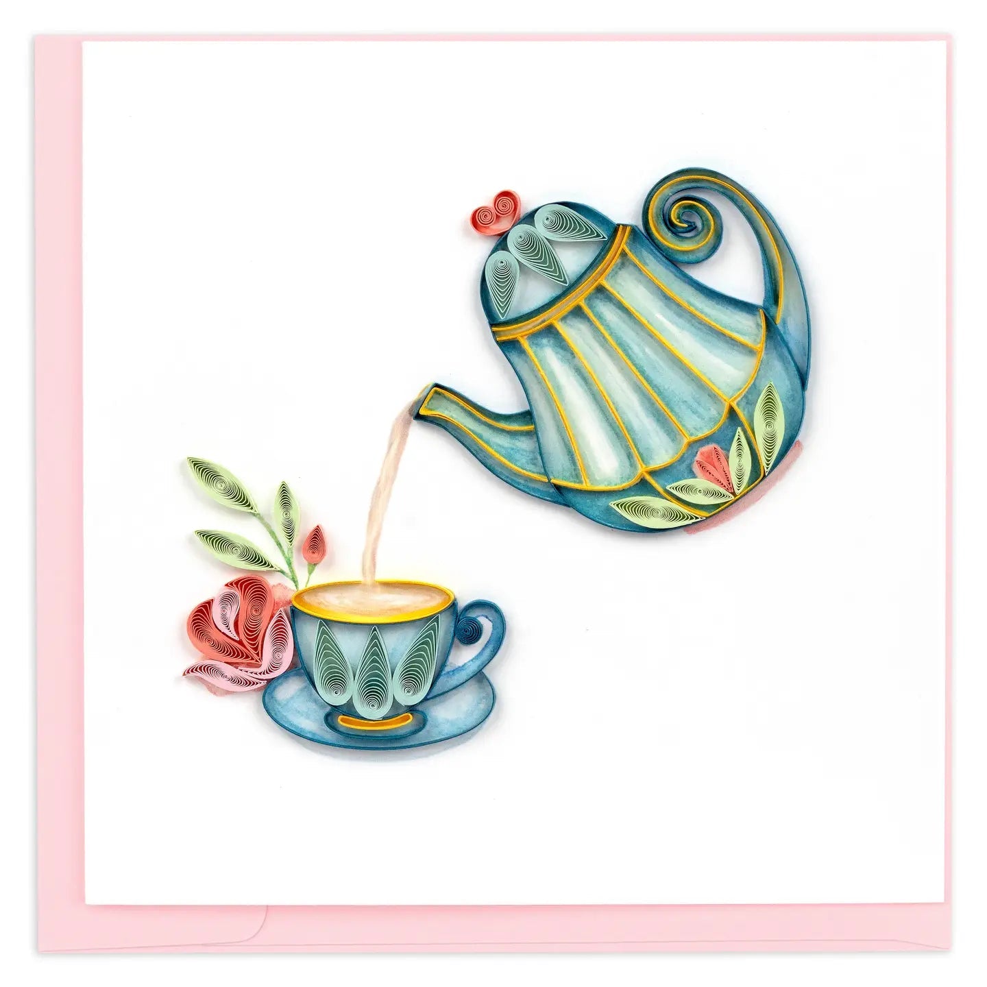  Quilled Afternoon Tea Greeting Card、mySite、elrpsem3k